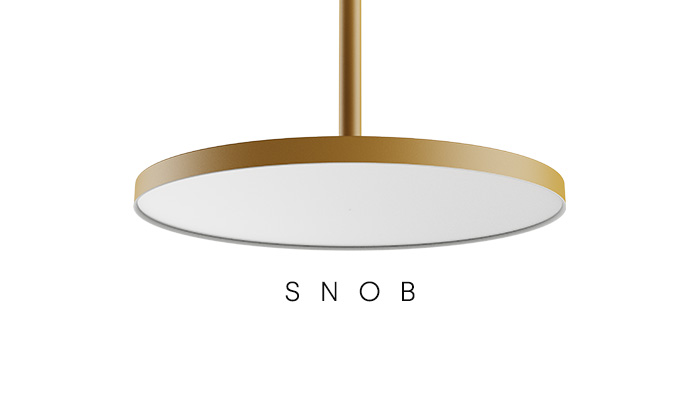 Snob – light that matures with space
