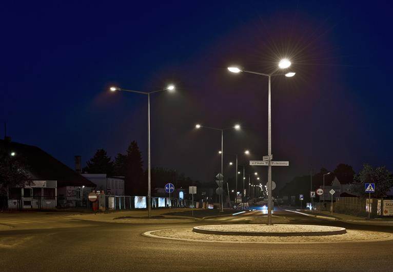 Community street lighting in Środa Wielkopolska