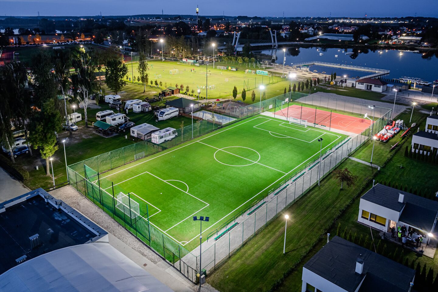 Volleyball court and Orlik Oaza Kórnik sports field
