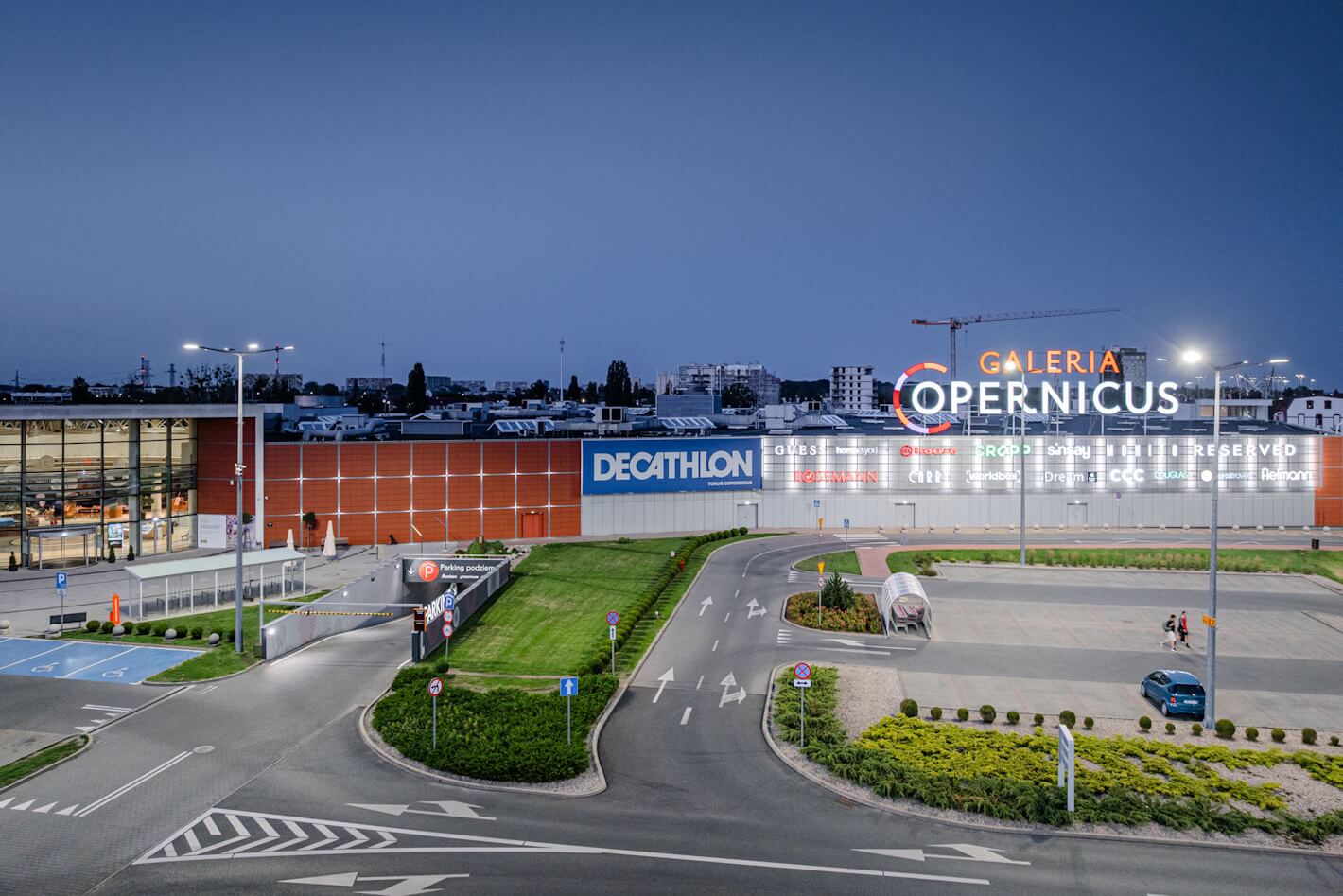 Galeria Copernicus Toruń – parking lighting modernization