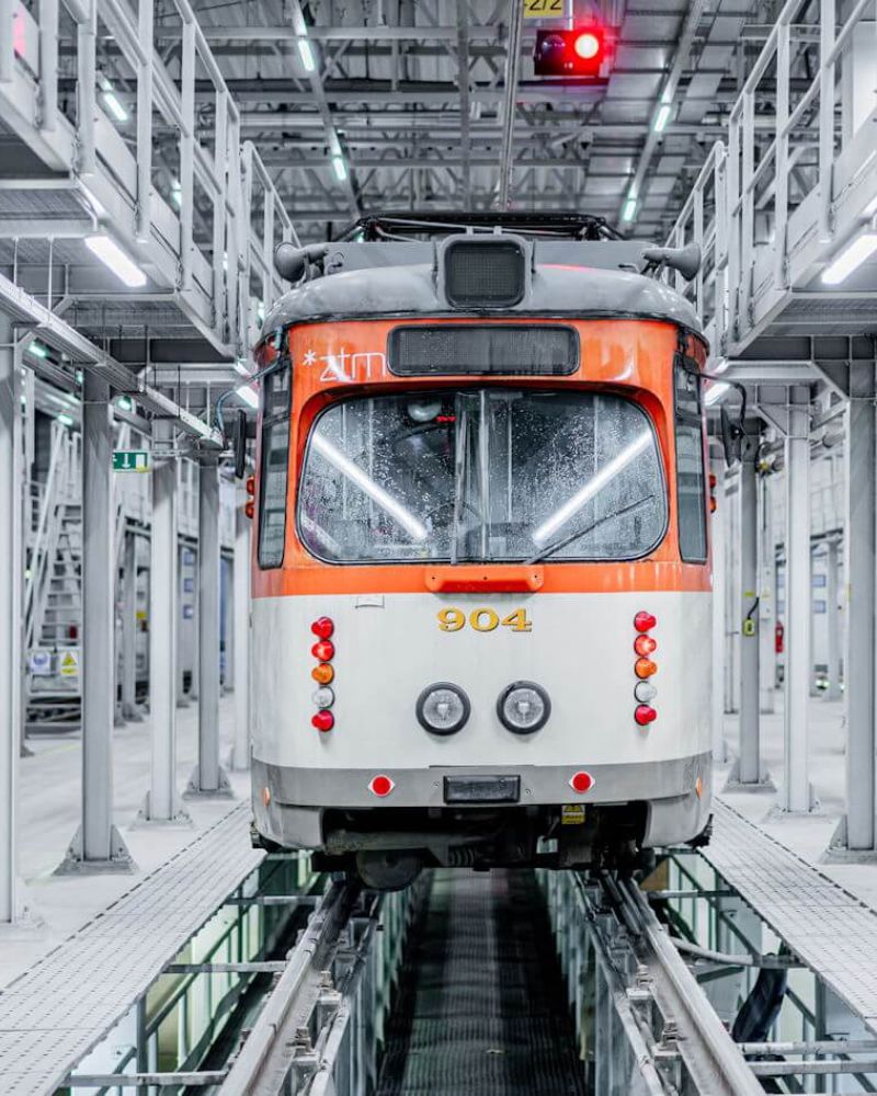 Hala główna i postojowa - zajezdnia Franowo Poznań