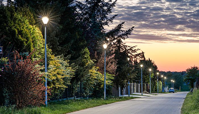 We have illuminated public spaces in the municipality of Kobierzyce