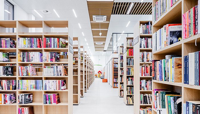 We have installed lighting at the new library premises in Zdzieszowice