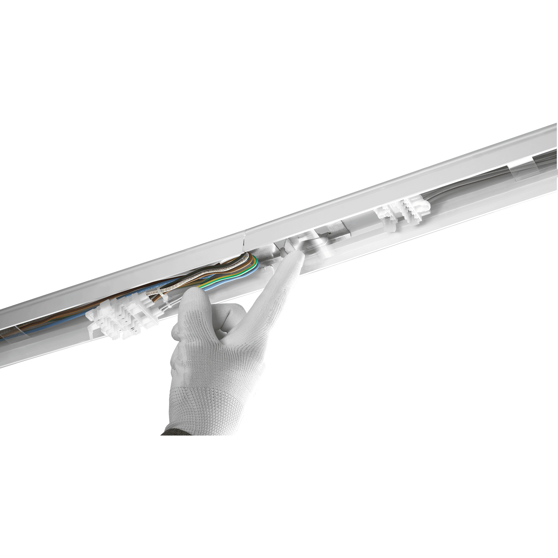 Linea S LED IP54 trunking system