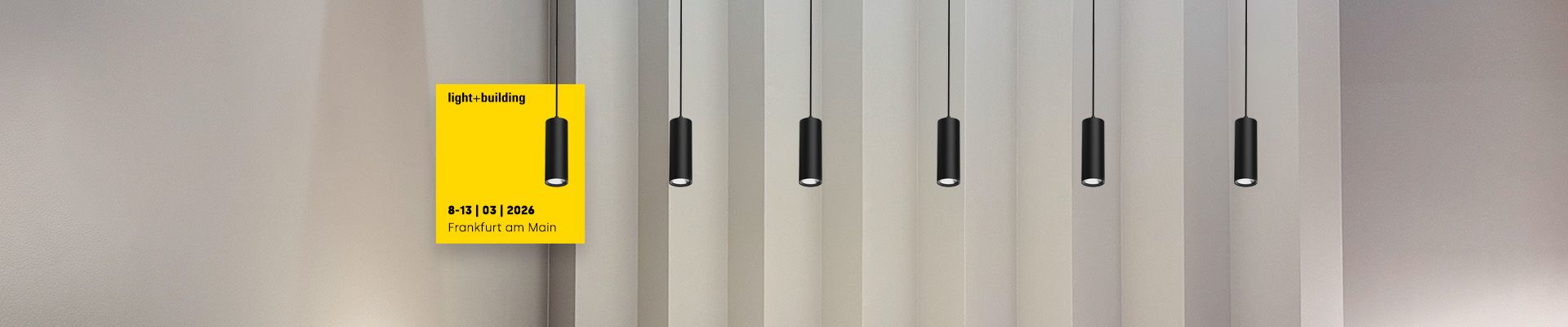 The Light&Building 2026 trade fair has commenced – we invite you to visit our stand H60 in hall 4.1.