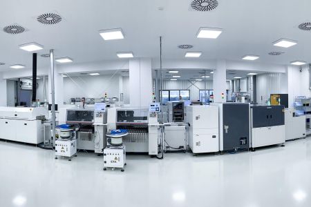 Modern lighting for SMT facilities at Lena Lighting