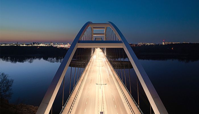 Our innovative lighting has replaced traditional luminaires along 130 Toruń streets