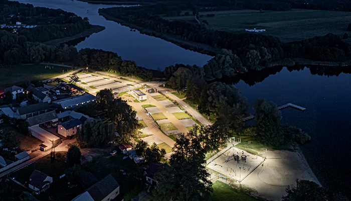 Our luminaires illuminate a new tourist facility in Osłonin