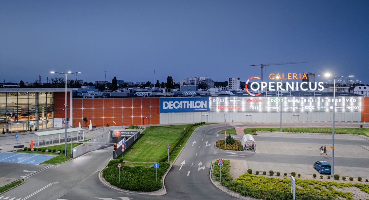 Galeria Copernicus Toruń – parking lighting modernization